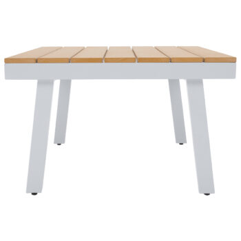 Predstavujeme vám kovový záhradný nábytok Pelor v elegantnej kombinácii farieb biela, svetlosivá a dub. Tento moderný set je ideálnym riešením pre vašu záhradu, kde poskytne pohodlné sedenie až pre šesť osôb. Vďaka svojmu hranatému tvaru a svetlým farebným prevedeniam sa ľahko začlení do…