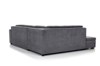 Sedačka PENNY patrí medzi moderné rohové sedačky. Štýlový dizajn v sebe spája rovné línie, zjemnené zaoblením opierok rúk a chrbta. Elegantné prešívanie vytvára vzor na sedacej aj opierkovej časti. Celkový vzhľad dopĺňajú dekoračné vankúšiky, ktoré sú súčasťou sedačky. Tento dominantný kúsok nábytku rozžiari celú miestnosť a stane sa jej neoddeliteľnou súčasťou. Vďaka možnosti rozkladu si vytvoríte spaciu plochu 200 x 126 cm, vhodnú na príležitostné spanie. Dolphinmechanizmus zabezpečí jednoduchú manipuláciu pri rozklade sedačky. Sedačka je vyrobená v kombinácii vlnovcovej pružiny a PUR peny. Touto kombináciou získate maximálne pohodlie pre sedenie či leňošenie. Hustota peny sedacej časti je T3030, hustota peny opierok je T2542.Sedačka je vyrobená v ľavom prevedení rohu. Je celočalúnená, vhodná aj na umiestnenie v priestore. Na čalúnenie je použitá kvalitná látka Monolith 37. Celkové rozmery (š/v/h): 260 x 80 x 205cm. Hĺbka sedenia 58 cm, výška sedenia 40 cm.V našej ponuke nájdete túto sedačku aj v opačnom prevedení rohu ako aj v ďalších módnych a štýlových farbách.  