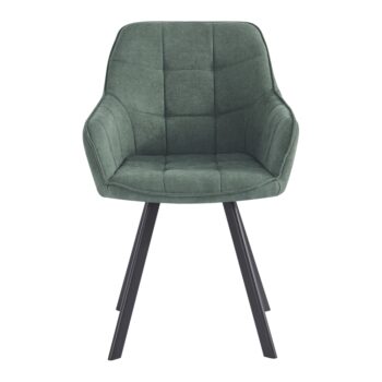Jedálenské kreslo Petin v elegantnej zelenej farbe (Velvet) s čiernymi detailmi je ideálnym doplnkom pre váš moderný interiér. Toto kreslo od značky KONDELA kombinuje štýlový dizajn s praktickosťou, čo ho robí vhodným pre rôzne priestory vo vašej domácnosti.…