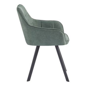 Jedálenské kreslo Petin v elegantnej zelenej farbe (Velvet) s čiernymi detailmi je ideálnym doplnkom pre váš moderný interiér. Toto kreslo od značky KONDELA kombinuje štýlový dizajn s praktickosťou, čo ho robí vhodným pre rôzne priestory vo vašej domácnosti.…