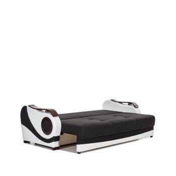 Unikátny dizajn a netradičné prevedenie sedacej súpravy PIETRO 3+1+1 zaujme svojou výnimočnosťou na prvý pohľad a bude stredobodom obdivu Vašej obývačky. Jej dokonalé farebné prevedenie v kombinácii farieb hnedá (Sawana 16) / béžová (Soft 33) a unikátne riešené, vysoké podrúčky s dreveným…