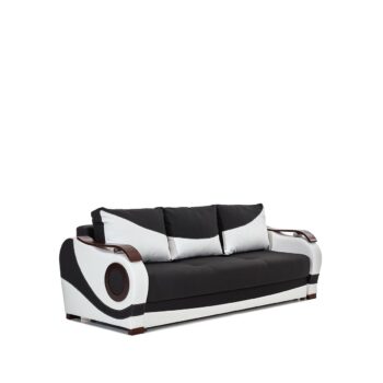 Unikátny dizajn a netradičné prevedenie sedacej súpravy PIETRO 3+1+1 zaujme svojou výnimočnosťou na prvý pohľad a bude stredobodom obdivu Vašej obývačky. Jej dokonalé farebné prevedenie v kombinácii farieb hnedá (Sawana 16) / béžová (Soft 33) a unikátne riešené, vysoké podrúčky s dreveným…