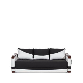 Unikátny dizajn a netradičné prevedenie sedacej súpravy PIETRO 3+1+1 zaujme svojou výnimočnosťou na prvý pohľad a bude stredobodom obdivu Vašej obývačky. Jej dokonalé farebné prevedenie v kombinácii farieb hnedá (Sawana 16) / béžová (Soft 33) a unikátne riešené, vysoké podrúčky s dreveným…