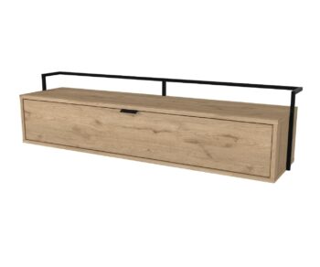 Závesný TV stolík PINTAPredstavujeme vám závesný TV stolík PINTA, ktorý prinesie do vašej obývačky moderný a elegantný vzhľad. Tento štýlový nábytok je navrhnutý tak, aby maximálne využil priestor a dodal vášmu interiéru svieži a minimalistický nádych.Špecifikácia produktu:Názov produktu: PINTATyp tovaru: závesný TV stolíkVhodné do miestnosti: obývacia izbaMateriál: LTD a kovRozmer: 138 x 34,5 x 34 cmFarba: svetlo hnedáVybavenie: skrinkaPočet dvierok: 1Hrúbka materiálu: 18 mmDodatočné informácie: Dodávame v demonteZávesný TV stolík PINTA je vyrobený z kvalitného materiálu LTD a kovu, čo zaručuje jeho pevnosť a dlhú životnosť. Jeho elegantná svetlo hnedá farba a čistý dizajn pridajú vašej obývačke moderný nádych. Stolík je vybavený praktickou skrinkou s jednými dvierkami, čo poskytuje dostatok úložného priestoru pre vaše elektronické zariadenia a ďalšie príslušenstvo.Vďaka jednoduchej montáži, ktorú umožňuje dodanie v demontovanom stave, si môžete svoj nový závesný TV stolík užívať behom chvíľky. Získajte závesný TV stolík PINTA a vylepšite svoju obývačku štýlovým a funkčným doplnkom!