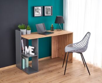 Jednoduchosť a elegancia písacieho stola FINO si Vás získa. Jeho moderný a minimalistický dizajn pôsobí veľmi nadčasovo. Rozmery stolíka sú (ŠxHxV): 122x57x85 cm. Je vyrobený z kvalitného materiálu ako je laminovaná nábytková doska. Stolík ponúka otvorený úložný priestor na knihy, fotky či…
