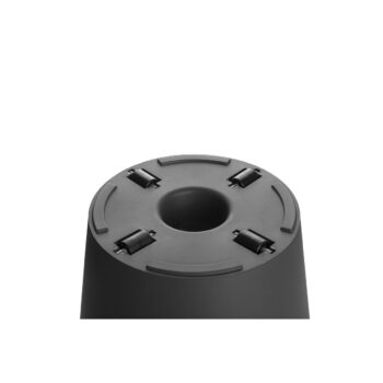 PLASTKON Dekoratívny kvetináč Metro Twist'n'Roll 39 cm biela, 39 cm
