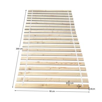 Objavte kvalitu a pohodlie s lamelovým roštom Pluma 90x200 cm od značky KONDELA. Tento rošt je ideálnym riešením pre vašu spálňu, kde poskytne optimálnu podporu vášmu matracu a zlepší kvalitu vášho spánku. Vyrobený z masívneho smrekového dreva, ponúka nielen pevnosť, ale aj prírodný vzhľad,…