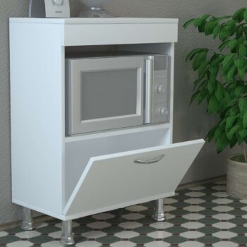 PLUTO – Viacúčelová skrinka na mikrovlnkuUžite si moderné a praktické riešenie pre vašu kuchyňu s našou skrinkou na mikrovlnku PLUTO. Táto elegantná biela skrinka je navrhnutá tak, aby poskytovala nielen dostatok úložného priestoru, ale aj skvele ladila s akýmkoľvek kuchynským interiérom.Typ tovaru: Skrinka na mikrovlnkuVhodné do miestnosti: KuchyňaMateriál: LTDRozmer: 60 x 86.3 x 35.5 cmFarba: BielaVzhľad: ViacúčelováPočet dvierok: 1Hrúbka materiálu: 18 mmPoznámka: Mikrovlnná rúra nie je súčasťou balenia.Skrinka PLUTO ponúka nielen priestor pre mikrovlnnú rúru, ale aj ďalší úložný priestor, ktorý je v kuchyni vždy potrebný. Vďaka kvalitnému materiálu LTD a robustnej konštrukcii s hrúbkou 18 mm je zaistená dlhá životnosť a odolnosť. Jednoduchý a čistý dizajn v bielej farbe sa hodí do každej modernej kuchyne.Nečakajte a kúpte si viacúčelovú skrinku PLUTO, ktorá sa stane praktickým a štýlovým doplnkom vašej kuchyne!Dodávame v demonte.