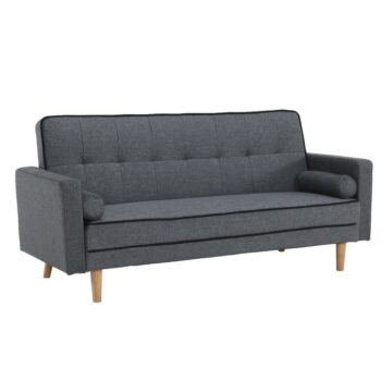 Elegantná rozkladacia pohovka OTISA kombinuje moderný vzhľad s prvkami škandinávskeho štýlu. Vďaka rozkladacej funkcii je vhodná nielen na relaxáciu, ale poslúži aj ako príležitostné spanie. Jej rozmery sú (ŠxHxV): 189x76x89 cm, lôžko na spanie má rozmery 105x170 cm. Hĺbka sedu je 50 cm, výška sedu…