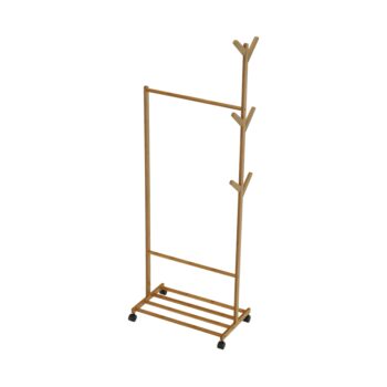 Praktický a štýlový pomocník pojazdný stojan VIKIR TYP 1 navždy skoncuje s povaľujúcim sa oblečením. Rozmery stojanu sú (ŠxHxV): 60x35x174 cm. Stojan disponuje šiestimi háčikmi napríklad na zavesenie kabelky, ďalej ho dopĺňa spodná polica, na ktorý môžete umiestniť napríklad obuv. Najviac však…