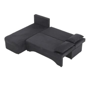 Rohová sedačka POLARIS NEW je praktická rozkladacia sedačka s úložným priestorom, ktorú možno umiestniť do moderne zariadenej obývačky. Spacia plocha má rozmery 192x135 cm. Jadro sedačky tvorí molitan, ktorý poskytuje príjemné sedenie. Do úložného priestoru možno uložiť deky, vankúše či posteľné…