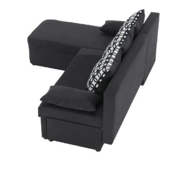 Rohová sedačka POLARIS NEW je praktická rozkladacia sedačka s úložným priestorom, ktorú možno umiestniť do moderne zariadenej obývačky. Spacia plocha má rozmery 192x135 cm. Jadro sedačky tvorí molitan, ktorý poskytuje príjemné sedenie. Do úložného priestoru možno uložiť deky, vankúše či posteľné…