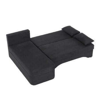 Rohová sedačka POLARIS NEW je praktická rozkladacia sedačka s úložným priestorom, ktorú možno umiestniť do moderne zariadenej obývačky. Spacia plocha má rozmery 192x135 cm. Jadro sedačky tvorí molitan, ktorý poskytuje príjemné sedenie. Do úložného priestoru možno uložiť deky, vankúše či posteľné…