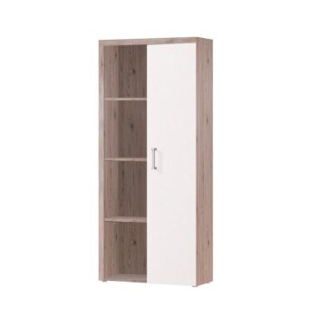 Stavte na kvalitu jednodverovej policovej skrine CHERIS 2 2D. Na pravej strane sú plné dvierka, ľavá strana je regálového typu. Rozmery skrine sú (ŠxHxV): 90x35x203 cm. Neuveriteľne skvelá obývačka? Odpoveďou je nábytok do obývačky Cheris. Exkluzívny sektor zmení charakter každej miestnosti.…
