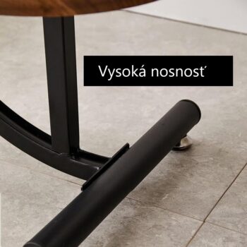 Tento všestranný príručný stolík POPPY je navrhnutý tak, aby sa dal zasunúť pod pohovku alebo posteľ. Je ideálny pre malé priestory, ako sú obývacie izby a spálne, vďaka čomu je dokonalým doplnkom do každej domácnosti.POPPY konferenčný stolík je vyrobený z kvalitnej drevotrieskovej dosky a robustného oceľového rámu s veľkou odolnosťou. Pracovná plocha má dobrú vodotesnosť a povrchovú úpravu proti poškriabaniu pre dlhodobé používanie. Nemusíte sa obávať hrdze, odlupovania farby a korózie. Stôl je vyrobený z vysoko kvalitného materiálu, ktorý je hydrofóbny, odolný voči poškriabaniu a dlhodobo pevný.Jednoduchý dizajn stola v tvare C uľahčuje zasunutie pod pohovku alebo posteľ, čo vám môže pomôcť pohodlne robiť to, čo chcete, kedykoľvek a kdekoľvek. Na tomto malom príručnom stolíku si môžete vychutnať kávu, občerstvenie alebo prácu s notebookom.Rozmery: (V/Š) 60 / 40 cm. (Ďalšie rozmery na fotke)Farebné prevedenie: orech / čiernaDodávané v demonte.
