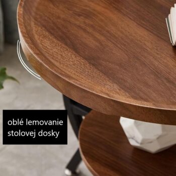 Tento všestranný príručný stolík POPPY je navrhnutý tak, aby sa dal zasunúť pod pohovku alebo posteľ. Je ideálny pre malé priestory, ako sú obývacie izby a spálne, vďaka čomu je dokonalým doplnkom do každej domácnosti.POPPY konferenčný stolík je vyrobený z kvalitnej drevotrieskovej dosky a robustného oceľového rámu s veľkou odolnosťou. Pracovná plocha má dobrú vodotesnosť a povrchovú úpravu proti poškriabaniu pre dlhodobé používanie. Nemusíte sa obávať hrdze, odlupovania farby a korózie. Stôl je vyrobený z vysoko kvalitného materiálu, ktorý je hydrofóbny, odolný voči poškriabaniu a dlhodobo pevný.Jednoduchý dizajn stola v tvare C uľahčuje zasunutie pod pohovku alebo posteľ, čo vám môže pomôcť pohodlne robiť to, čo chcete, kedykoľvek a kdekoľvek. Na tomto malom príručnom stolíku si môžete vychutnať kávu, občerstvenie alebo prácu s notebookom.Rozmery: (V/Š) 60 / 40 cm. (Ďalšie rozmery na fotke)Farebné prevedenie: orech / čiernaDodávané v demonte.