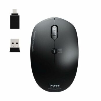 PORT CONNECT bezdrôtová myš COMBO PRO, čierna