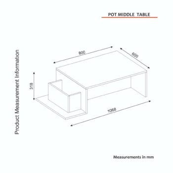 Konferenčný stolík POTTER je ideálnou voľbou pre vašu obývaciu izbu. Spája moderný dizajn s praktickými úložnými priestormi a je vyrobený z kvalitného LTD materiálu, čo zaručuje jeho dlhú životnosť a odolnosť.Detailné špecifikácieTyp tovaru: Konferenčný stolíkVhodné do miestnosti: Obývacia izbaMateriál: LTD s hrúbkou materiálu 18 mmRozmery: 106,8 x 31,8 x 60 cmFarba: Biela + orechVybavenie: Regálka pre praktické usporiadanie vašich vecíVzhľad: ŠirokáTvar: ObdĺžnikovýDodatočné informácie: Dodávame v demonteKonferenčný stolík POTTER prináša eleganciu a funkčnosť do vašej obývačky. Vďaka svojej kombinácii bielej a orechovej farby sa ľahko začlení do akéhokoľvek interiéru. Obdĺžnikový tvar a praktický regál poskytujú dostatok priestoru pre všetky vaše potreby, či už ide o knihy, dekorácie alebo diaľkové ovládače.