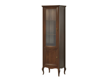 Elegantný a praktický kúsok nábytku vo forme rustikálnej vitríny s osvetlením PRATO PR-W1/2 L môže obohatiť aj Váš interiér. Stojí na pôvabne tvarovaných nožičkách a je tu pre Vás, aby Vám poskytla toľko úložného priestoru, koľko si zaželáte. Jej rozmery sú (ŠxHxV): 64,2x44,1x207,5 cm a je…