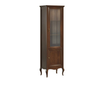 Elegantný a praktický kúsok nábytku vo forme rustikálnej vitríny s osvetlením PRATO PR-W1/2 P môže obohatiť aj Váš interiér. Stojí na pôvabne tvarovaných nožičkách a je tu pre Vás, aby Vám poskytla toľko úložného priestoru, koľko si zaželáte. Jej rozmery sú (ŠxHxV): 64,2x44,1x207,5 cm a je…