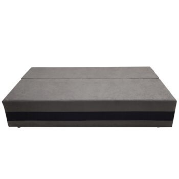 Rozkladacia pohovka s úložným priestorom Premium New v elegantnej kombinácii sivej a tmavosivej farby je ideálnym riešením pre moderné interiéry. Táto pohovka značky KONDELA ponúka nielen štýlový vzhľad, ale aj praktické funkcie, ktoré ocení každá domácnosť.