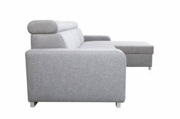 Rozkladacia sedačka PRIOLA je spojením skvelého moderného dizajnu a elegancie. Vyniká nielen svojím vzhľadom, ale i praktickým spracovaním. Je vhodná do moderných typov interiérov.Sedák je tvorený kvalitnými vlnovcovými pružinami v kombinácii s PUR penou. Zabezpečuje tak maximálny komfort počas sedenia. Je čalúnená látkou ST 1101.Sedačka má praktické polohovacie záhlavníky. Disponuje tiež úložným priestorom na uloženie vašej posteľnej bielizne a podobne. Po rozložení vám poskytne spaciu plochu o rozmere: 225 x 125 cm. Je vhodná na príležitostné spanie.Rozmery rohovej sedačky (š,d,v): 270 x 170 x 103 cm. Hĺbka sedadla: 86 cm.Sedačka je univerzálna - je možné ju zložiť s pravým aj ľavým umiestnením rohu.