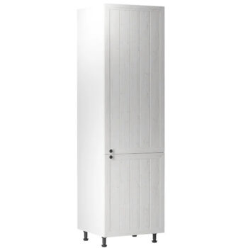 Potravinová skrinka PROVANCE D60R P je s dvoma dvierkami. Vnútorný priestor je policou rozdelený na dve odkladacie plochy. Rozmery skrinky sú (ŠxHxV): 60x58x212 cm. Dvierka sa otvárajú do pravej strany pomocou kovových úchytiek. Dvierka skrinky sú v prevedení sosna andersen, korpus skrinky je biely…