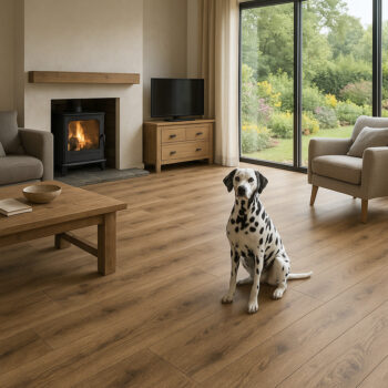 PVC podlaha - lino Toptex Lime Oak 169M, na mieru, šíře 4m,5m, hnedá, filc, chodba / predsieň