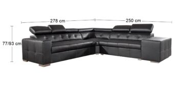 Rohovú sedačku ETNA II P s barom si zamiluje každý! Krásne línie, jednoduchý, no premyslený dizajn a rôznorodosť uloženia sú len jednými z mnohých pozitív tohto unikátu. Sedačka je na výber v ľavom aj v pravom prevedení. Nastaviteľné opierky hlavy sa postarajú o dokonalý komfort, kovové nožičky…