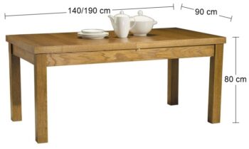Rozkladací jedálenský stôl KUBA 140/190 si nájde miesto v každej domácnosti a stane sa nenahraditeľným pomocníkom pri akejkoľvek činnosti. Je charakteristický kvalitou materiálu a svojím nevšedným vzhľadom s krásnym povrchom. Rozmery stola sú: 140-190x90x80 cm. Na predĺženie stola možno použiť…
