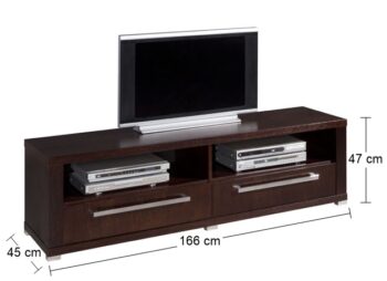 PYKA Remi 2S tv stolík drevo D16 – Obrázok 2