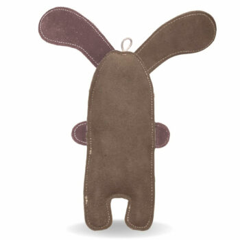 PafDog Psík Willy hračka pre psov z kože a juty, 32 cm