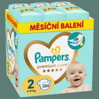 Pampers Plienky Premium Care 224 ks, veľkosť 2