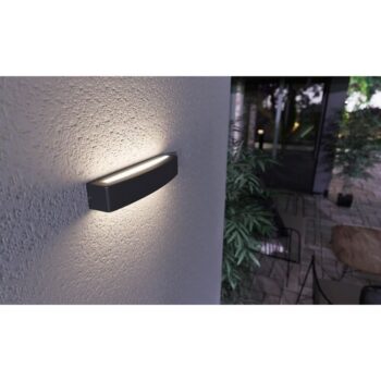 Panlux PN42100014 Záhradné LED nástenné svietidlo Bloco sivá, 10 W