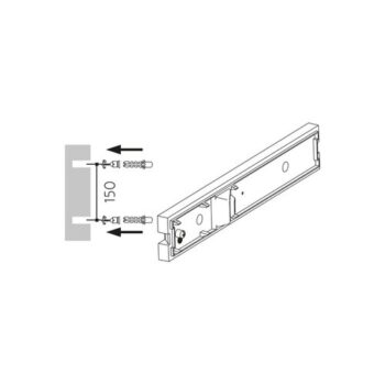 Panlux PN42100015 Záhradné LED nástenné svietidlo Bloco antracit, 10 W