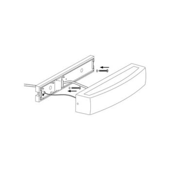 Panlux PN42100015 Záhradné LED nástenné svietidlo Bloco antracit, 10 W