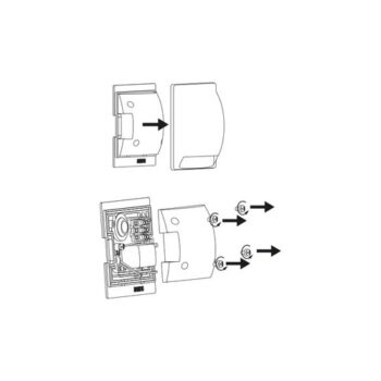 Panlux PN42100022 Záhradné LED nástenné svietidlo Leon square sivá, 4 W