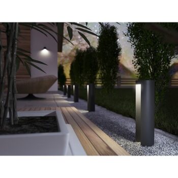 Panlux PN42100036 Záhradné LED svietidlo Costa hnedá, 13 W