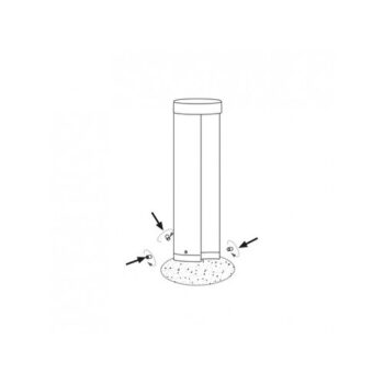 Panlux PN42100037 Záhradné LED svietidlo Costa 360 antracit, 19 W