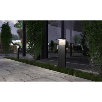 Panlux PN42300008  Záhradné LED svietidlo so senzorom Natura S antracit, 12 W