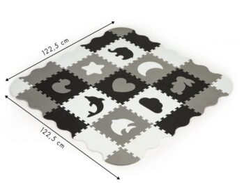 Penová podložka pre deti  122,5 x 122,5 cm - puzzle