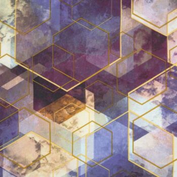 Pestrofarebné bavlnené obliečky s geometrickým motívom 3 časti: 1ks 160 cmx200 + 2ks 70 cmx80