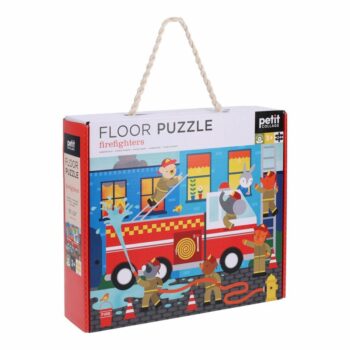 Petit Collage Podlahové puzzle Hasiči