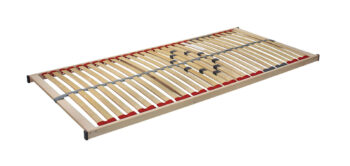 Posteľový rošt lamelový pevný CASANOVA PRIMAFLEX v šírke 90 cm.Brezové drevo. Rošt CasaNova Primaflex je vhodný pre všetky typy postelí s rozmerom 90x200 alebo 180x200. Rošty majú 3 anatomické zóny. Pevnosť roštov zabezpečujú lamely v počte 28, ktoré sú v dvojitých kaučukových puzdrách a reagujú tak na záťaž tela odlišne v rôznych častiach lôžka. Stredový popruh zlepšuje stabilitu a nosnosť. Podporuje pocit kompaktnosti roštu s matracom. Pomocou posuvných objímok si nastavíte potrebnú tuhosť pod bedrami v strednej časti lôžka.Rošt CasaNova nie je možné vyrobiť v atypických rozmeroch.Rošt je vhodný pre penové a latexové matrace.Upozornenie: Rošt musí byť uložený tak, aby po jeho dĺžke boli 3 podporné body. Skutočný rozmer roštu je 89x195cm.