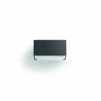 Philips 17337/93/PN Hedgehog Vonkajšie nástenné svietidlo 18 cm, antracit