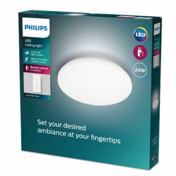 Philips 8720169196070 stropné LED svietidlo Izso 1x 24 W 2500lm 2700-6500K, pr. 38 cm + ovládač