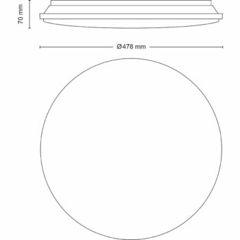 Philips 8720169196131 stropné LED svietidlo  Wincel 1x 40 W 4300lm 2700-6500K pr. 47,8 cm + ovládač