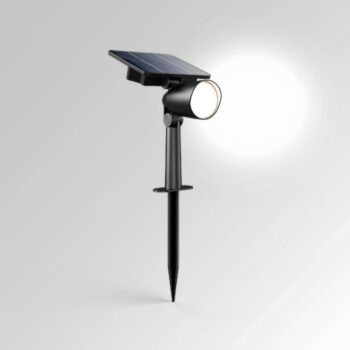 Philips Ashlyn UltraEfficient vonný solárny zemníLED reflektor 1,4W 150lm 2700K IP44, černá