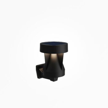 Philips Avery vonkajšie solárne nástenné LED svietidlo čierna, 1,8 W, 200 lm, 2700 K