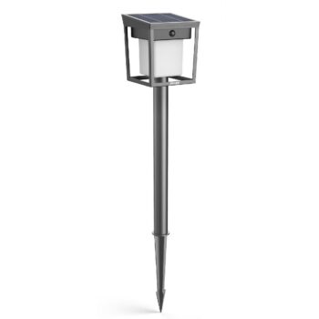 Philips Blaise UltraEfficient solárny LED stĺpikso senzorom antracit, 1,5 W, 250/20 lm, 3000 K